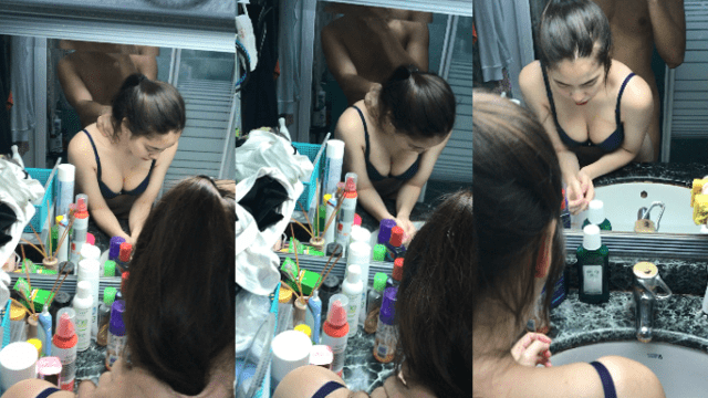 Doggy em trước gương trong nhà vệ sinh - xgvsjovc.sbs